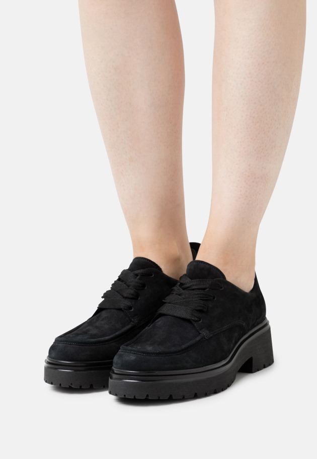 Gabor Noir à Lacets