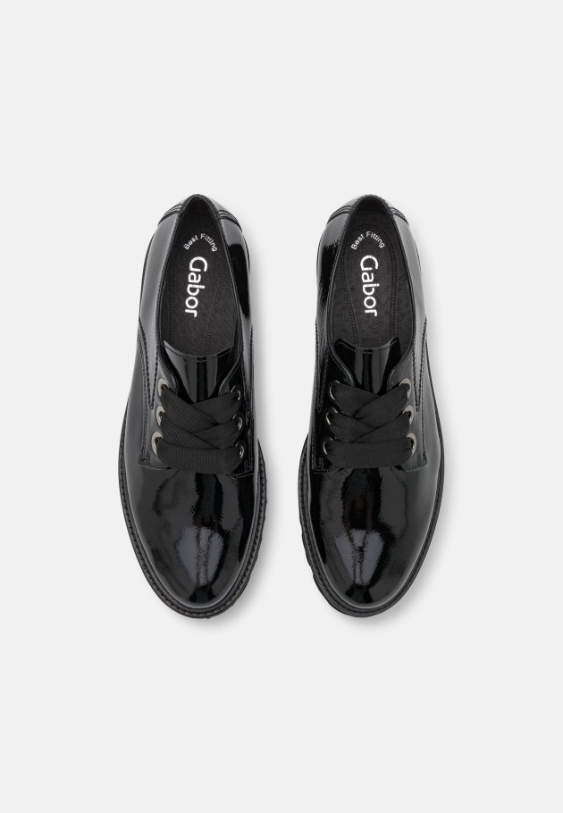 Gabor Noir à Lacets