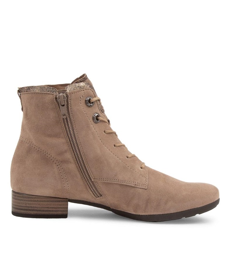 Gabor Pisa Bottines En Daim Sabbia