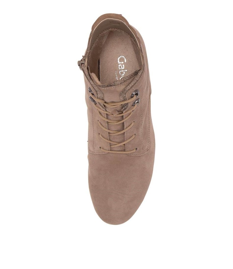 Gabor Pisa Bottines En Daim Sabbia