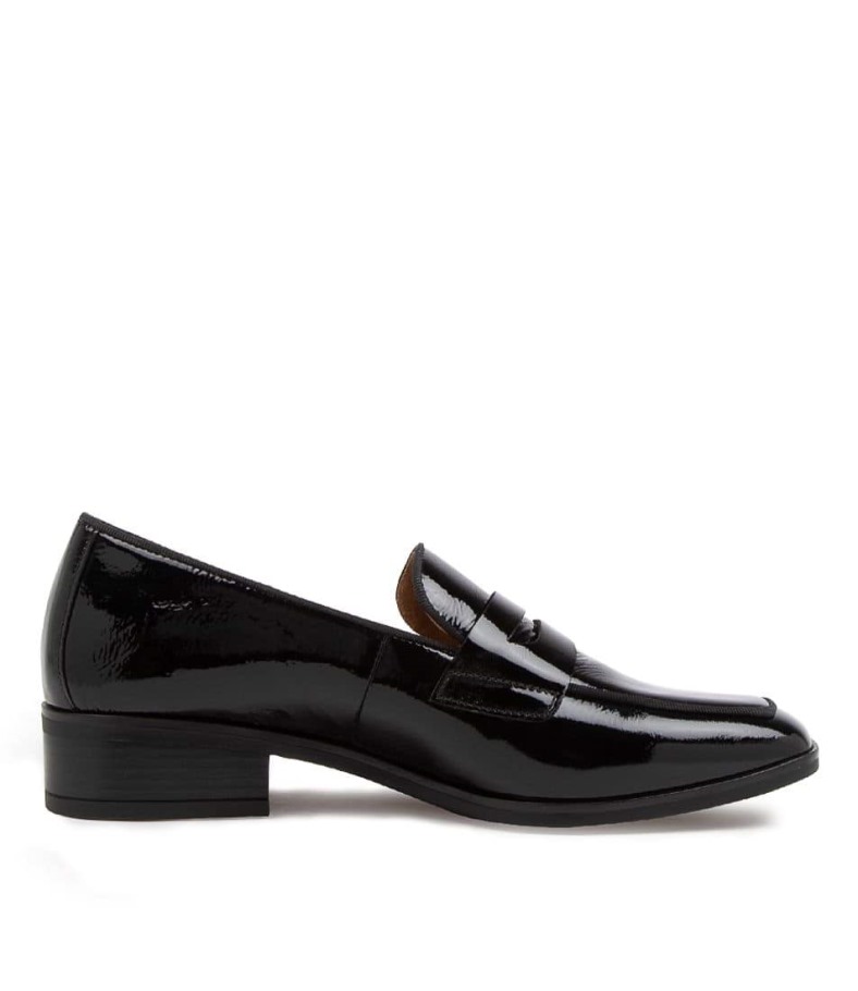 Gabor Rabke Mocassins En Cuir Schwarz