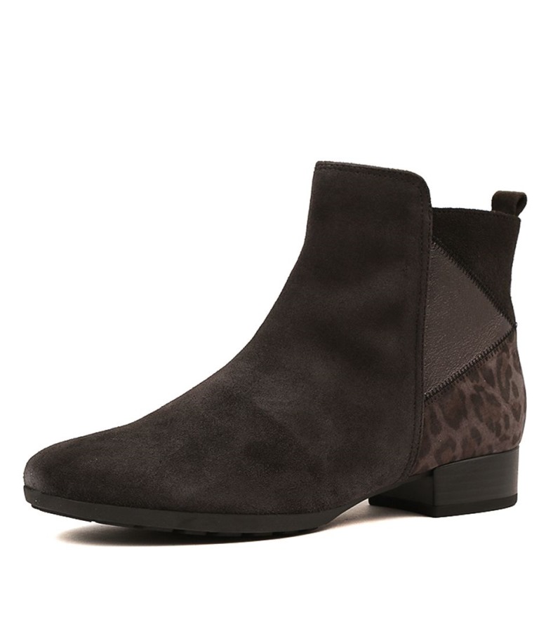 Gabor Reggae Cuir Gris Foncé Multi