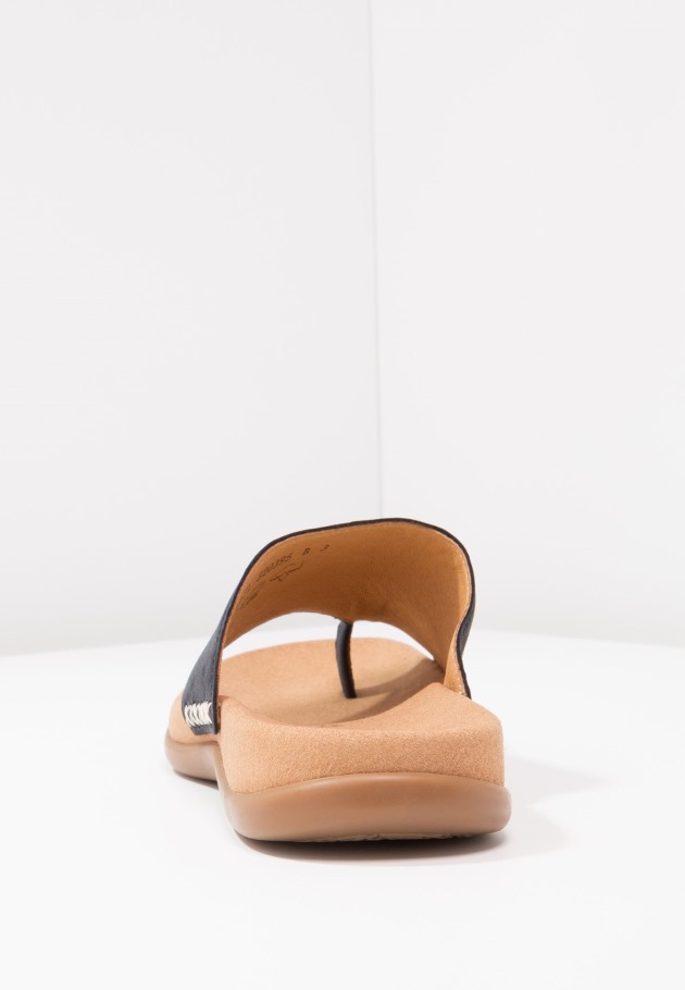 Gabor Sandales à Barre En T Bleu Nuit