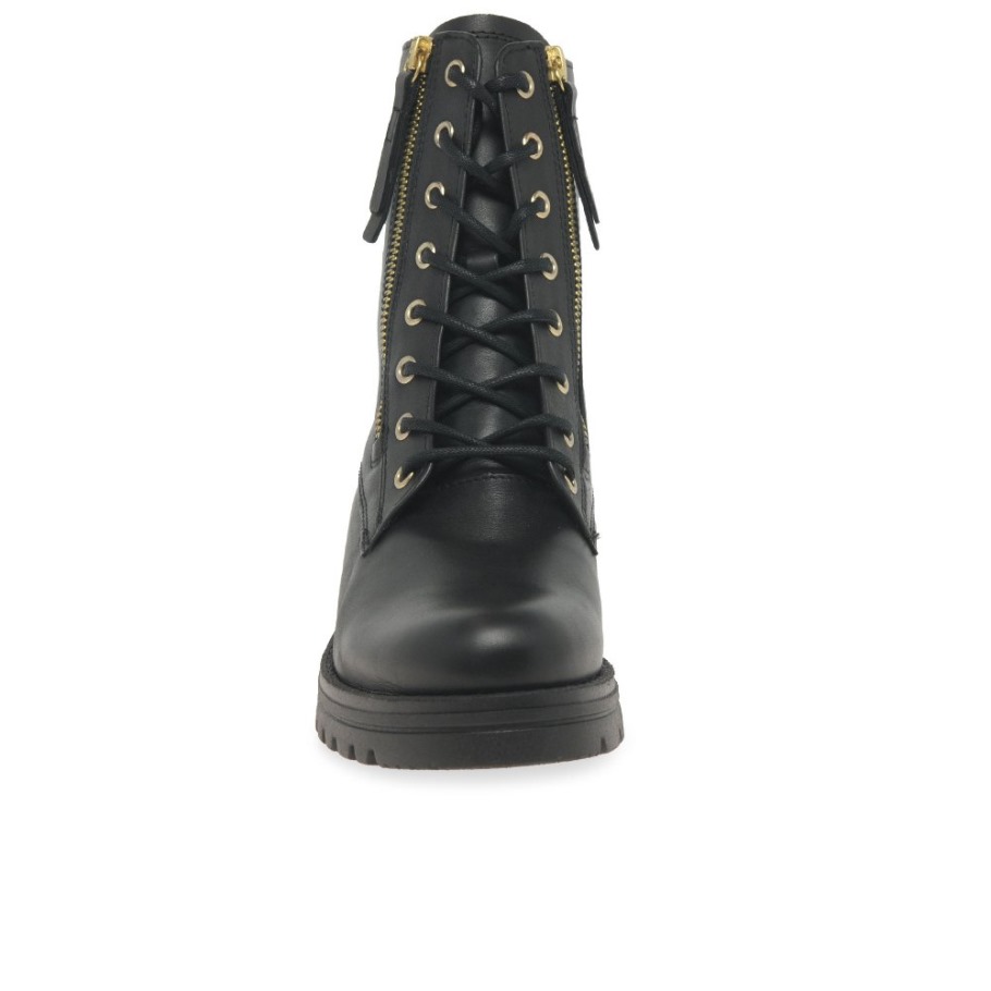Gabor Serve Ladies Biker Boots Black