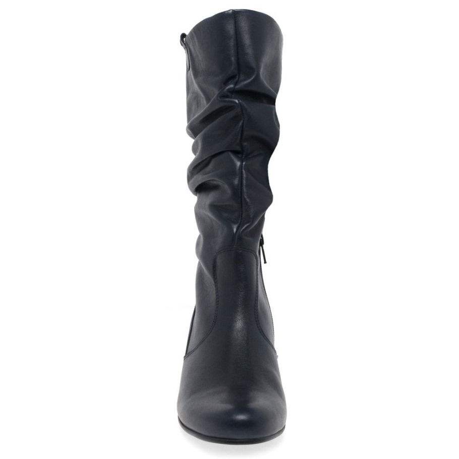 Gabor Suisse Rachel Leather Wide Fitting Boots Midnight