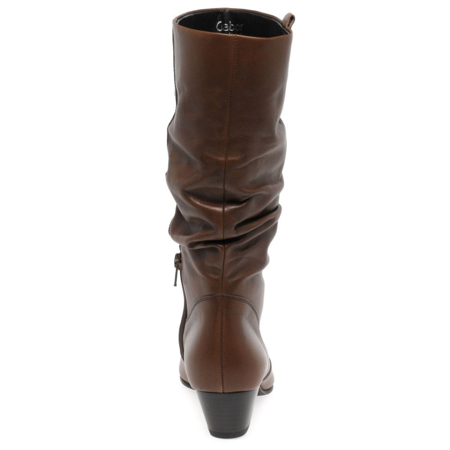 Gabor Suisse Sattel Rachel Leather Wide Fitting Boots