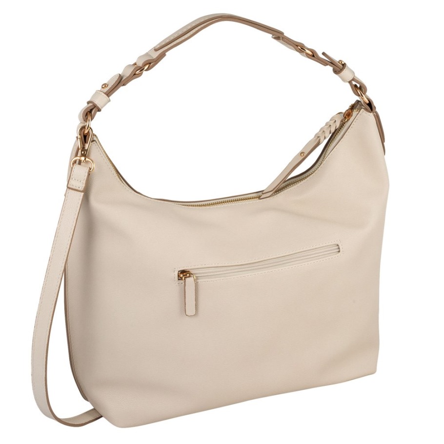 Gabor Suisse Sina Womens Hobo Bag Off White