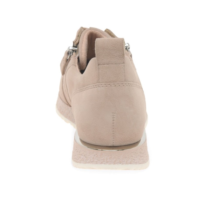 Gabor Wednesday Ladies Trainers Rouge Suede