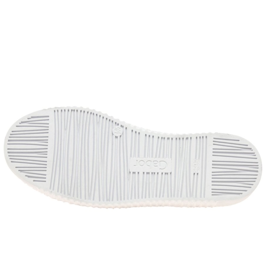 Gabor White/Marine Wemo Ladies Trainers