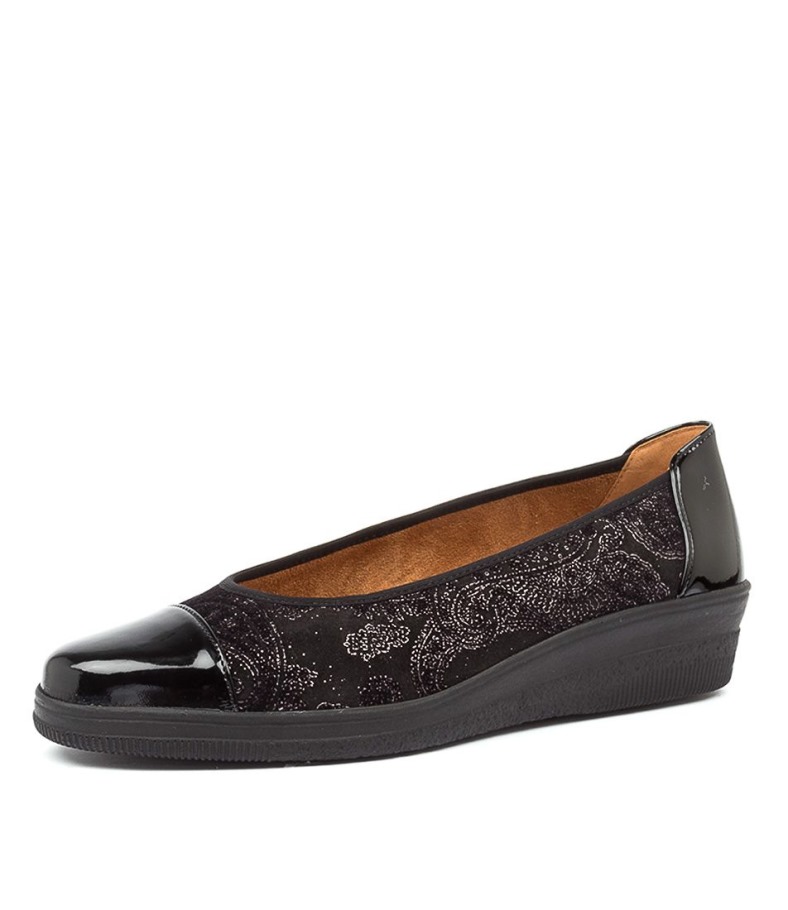 Gabor Yvonne Schwarz Cuir