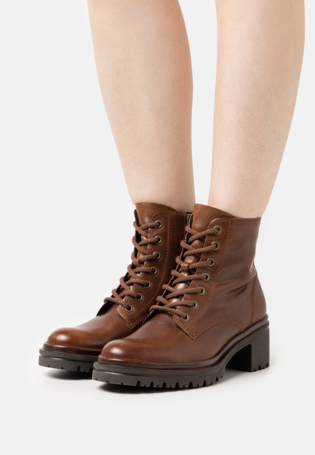 Green Army Gabor Platform Ankle Boots