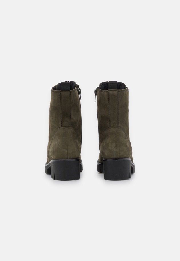 Green Army Gabor Platform Ankle Boots
