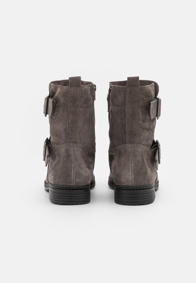 Grey Gabor Cowboy/Biker Ankle Boot