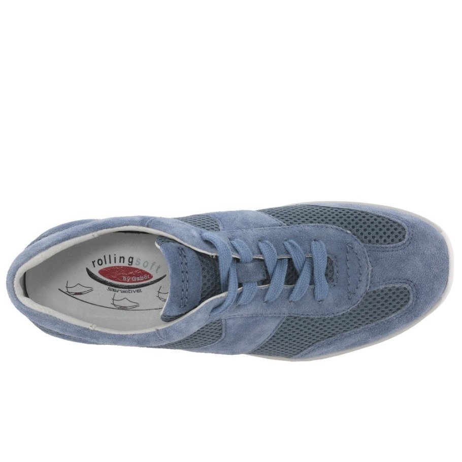 Helen Womens Sports Trainers Nautic Suede/Mesh Gabor