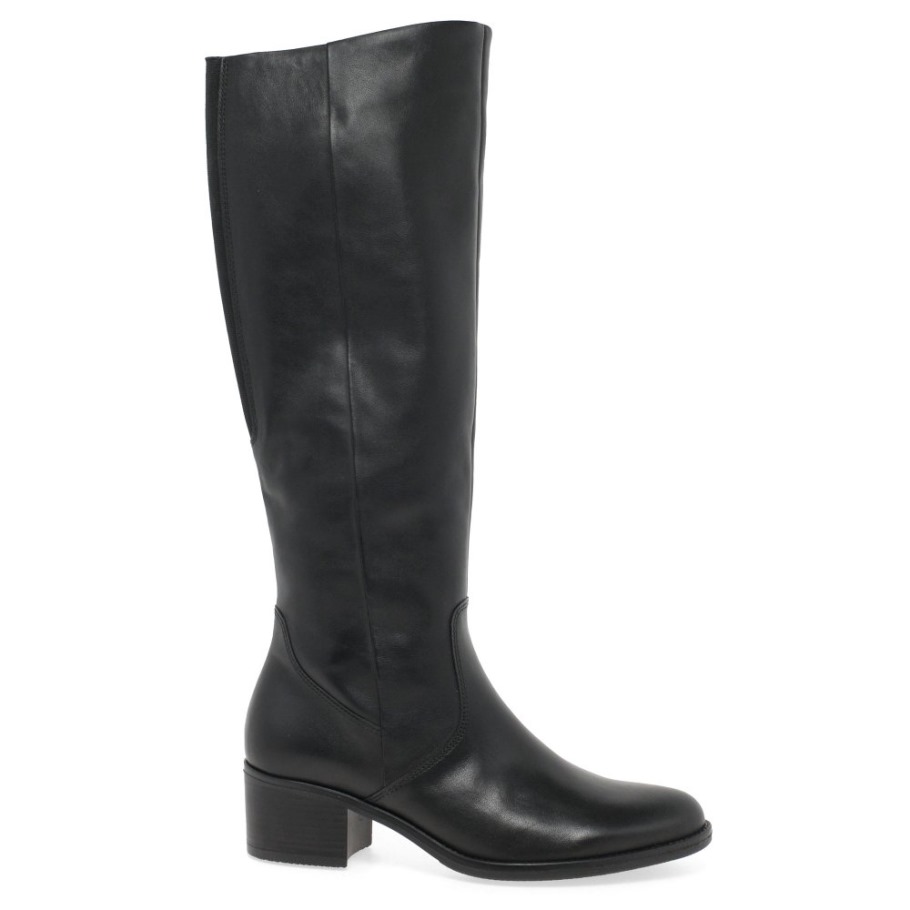 Isla M Womens Long Boots Gabor Suisse Black