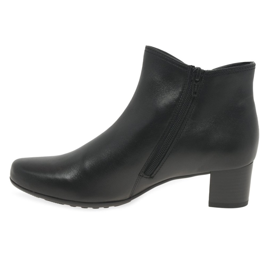 Keegan Ladies Ankle Boots Black Gabor