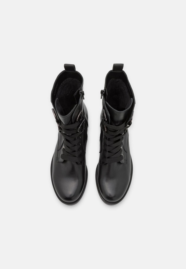 Lace-Up Ankle Boots Black Gabor