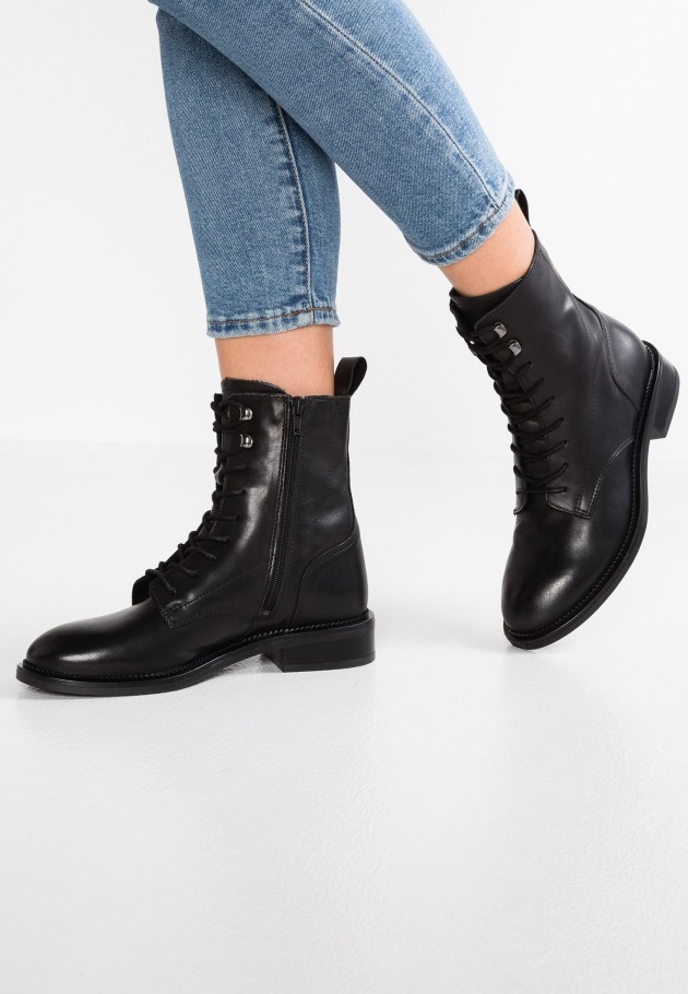 Lace-Up Ankle Boots Black Gabor Women