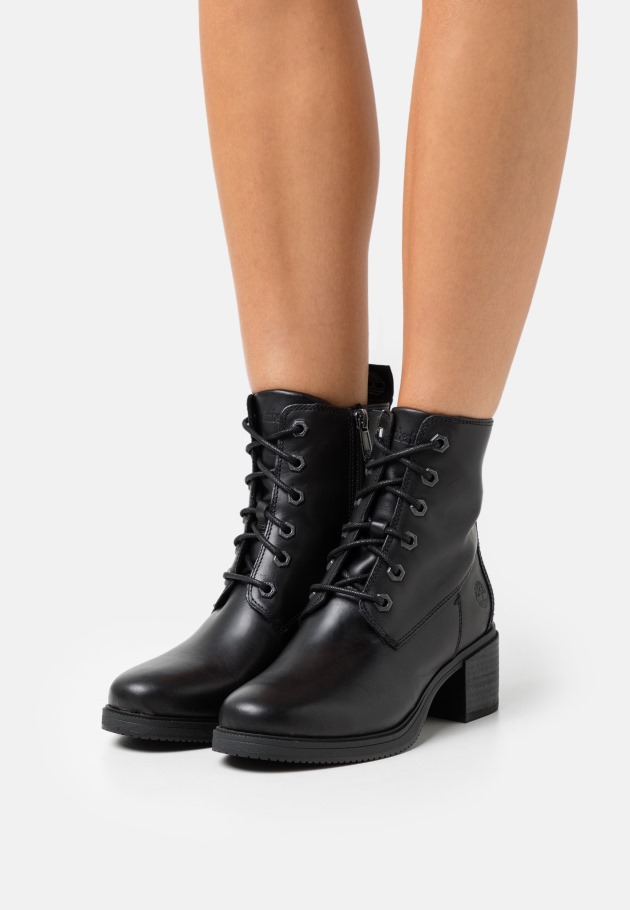 Lace-Up Ankle Boots Black Gabor Women