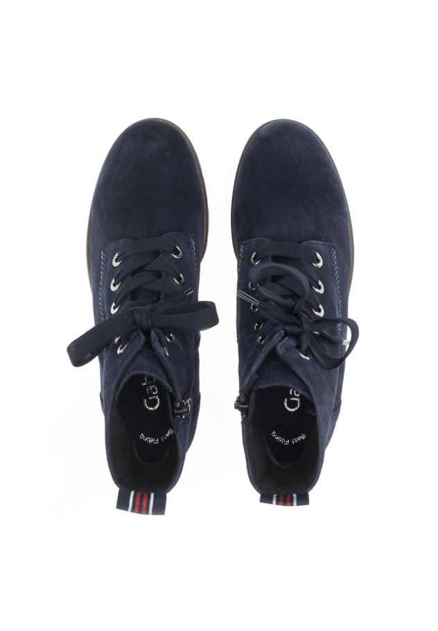 Lace-Up Ankle Boots Blue Gabor