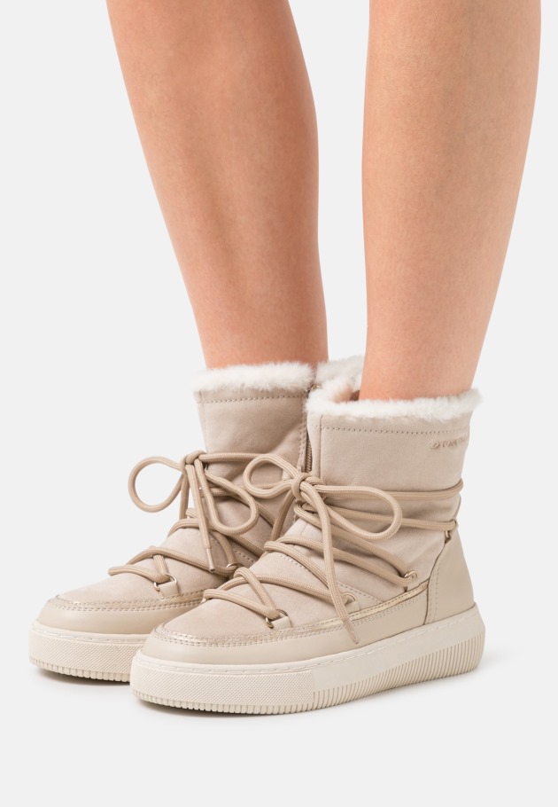 Lace-Up Ankle Boots Gabor Dark Rose