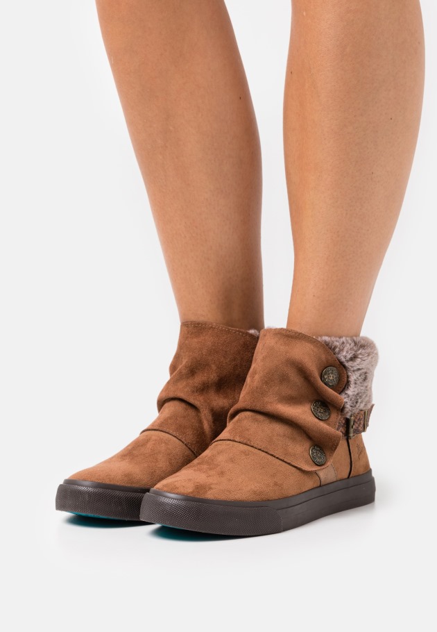 Lace-Up Ankle Boots Gabor Dark Rose