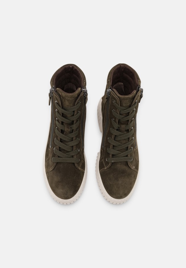 Lace-Up Ankle Boots Gabor Green Army