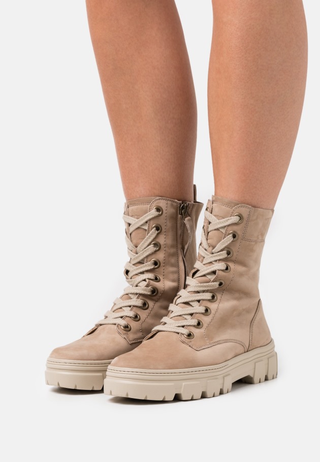 Lace-Up Ankle Boots Gabor Salbei/Dust