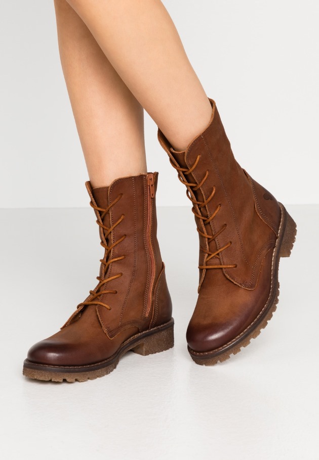 Lace-Up Ankle Boots Gabor Sattel