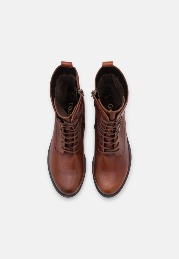 Lace-Up Ankle Boots Gabor Sattel