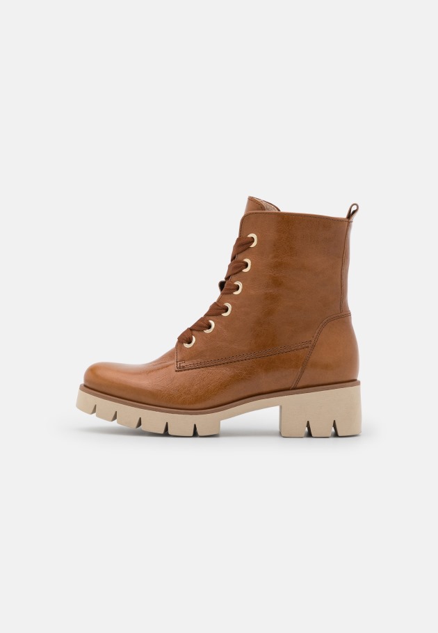 Lace-Up Ankle Boots Whisky Gabor