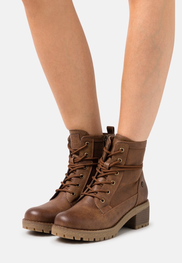 Lace-Up Ankle Boots Whisky Gabor