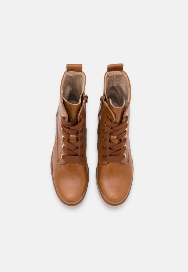 Lace-Up Ankle Boots Whisky Gabor