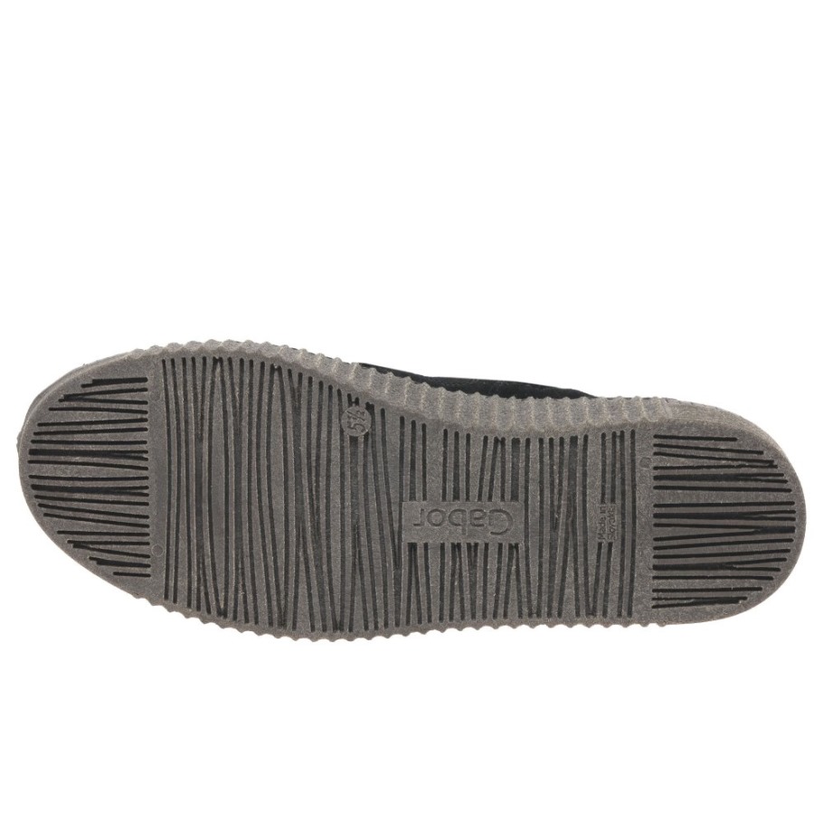 Lance Womens Ankle Boots Gabor Suisse Black Suede