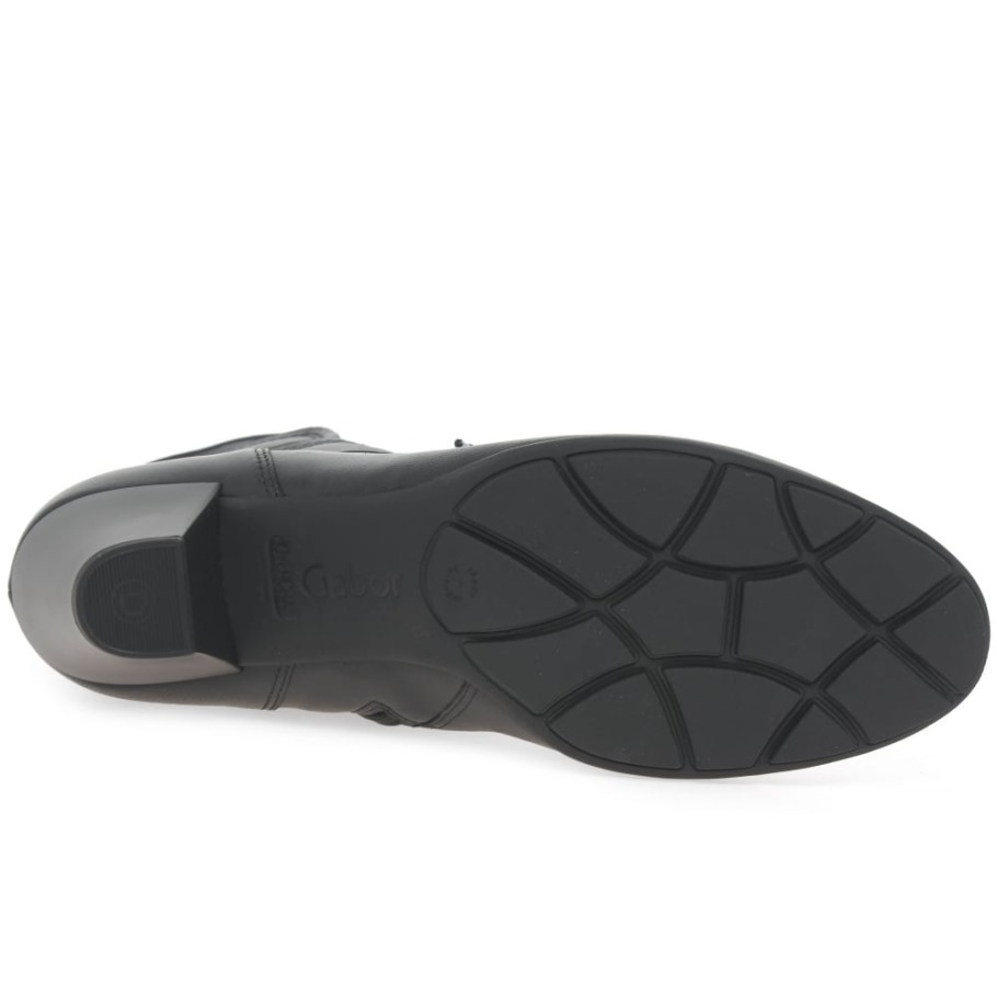 National Womens Ankle Boots Black Gabor