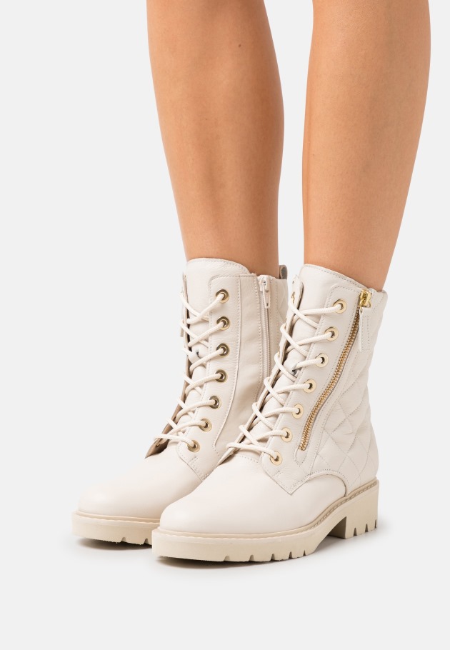 Panna Gabor Lace-Up Ankle Boots