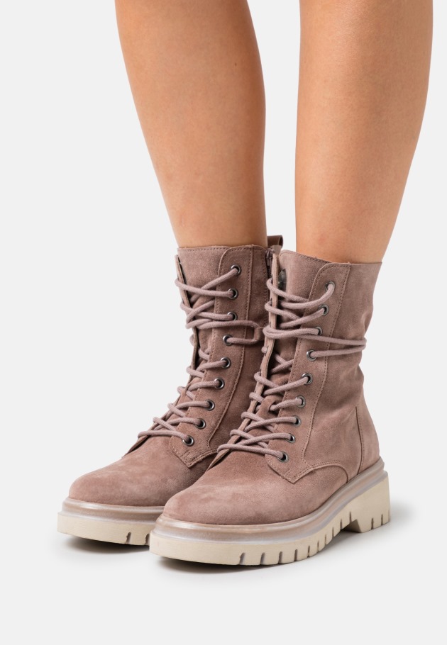 Panna Gabor Lace-Up Ankle Boots