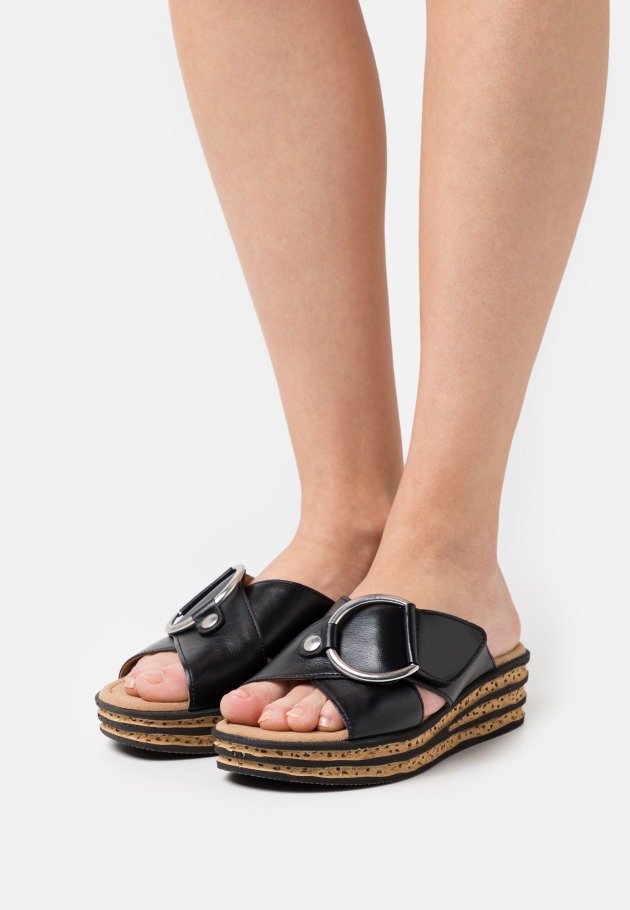 Panna Gabor Mules à Talon