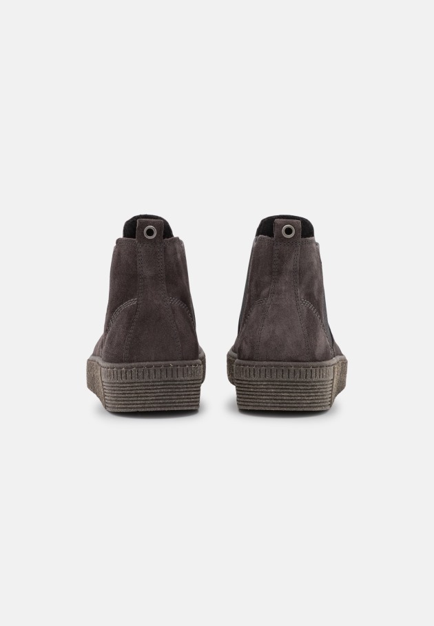Pepper/Grau Platform Ankle Boots Gabor