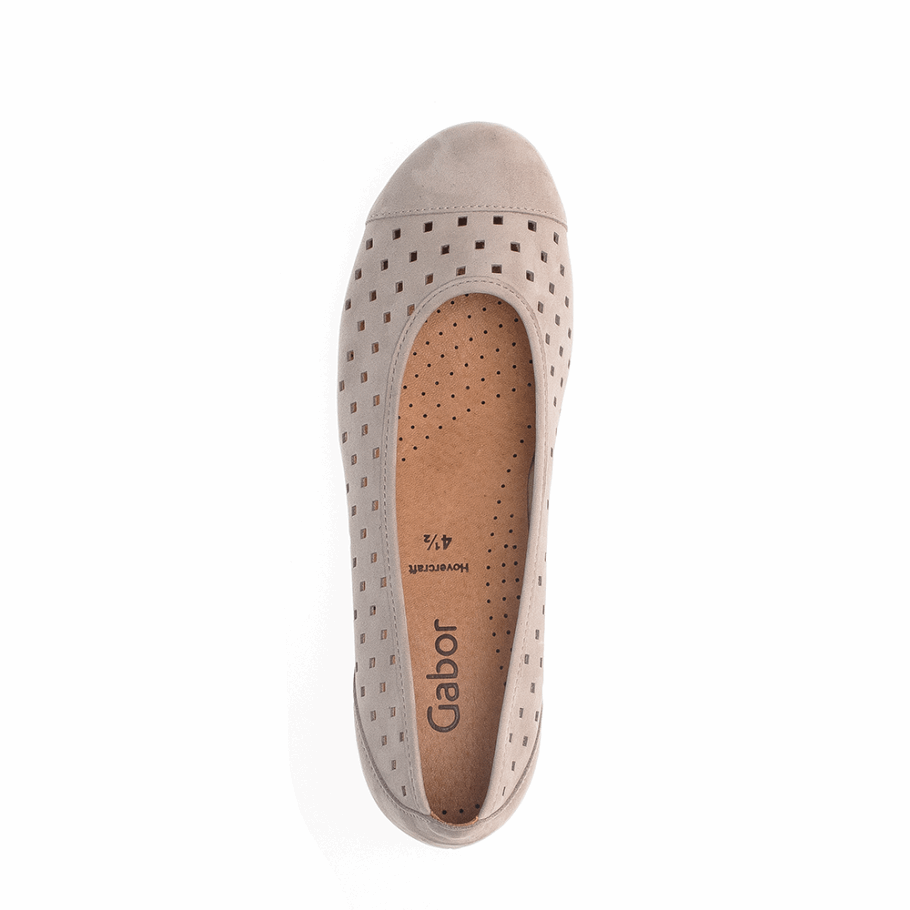 Perf Ballerine Lin Plat Gabor