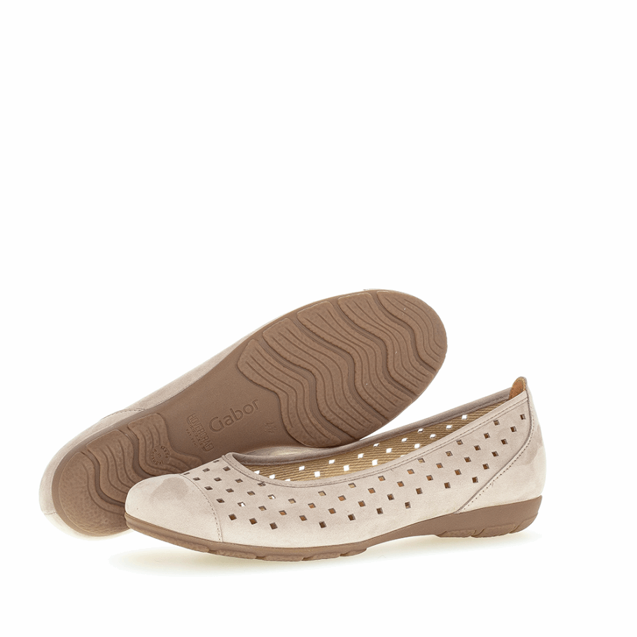 Perf Ballerine Lin Plat Gabor