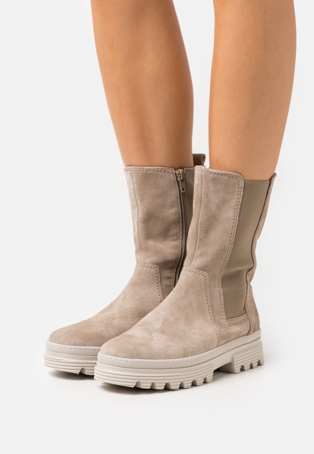 Platform Ankle Boots Gabor Tan