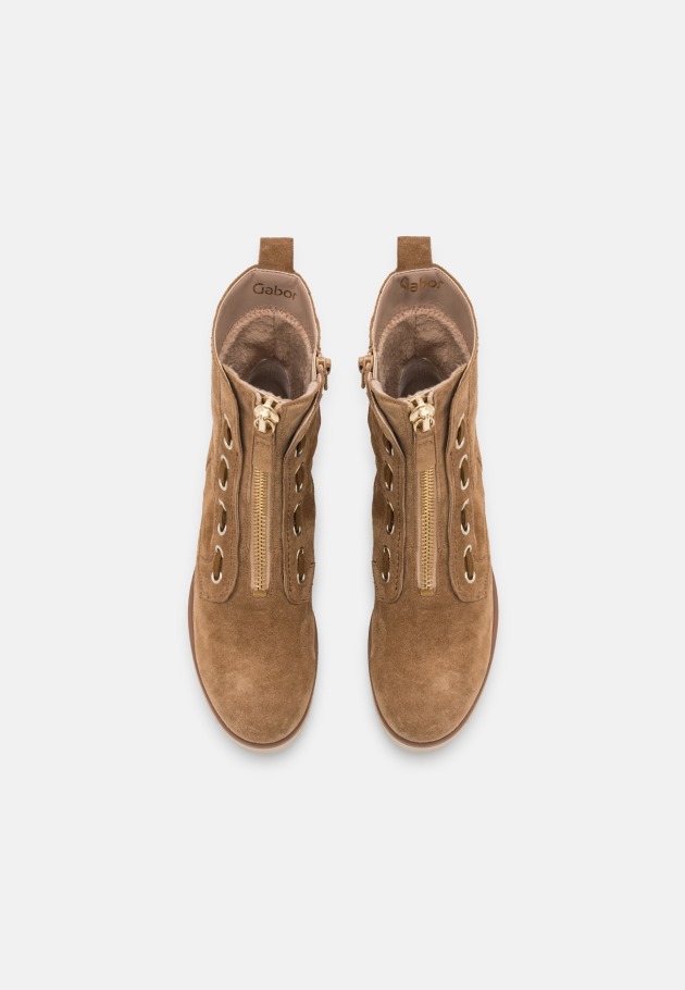 Platform Ankle Boots Gabor Tan
