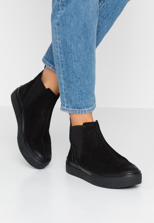 Platform Ankle Boots Pazifik/Blau/Natur Gabor
