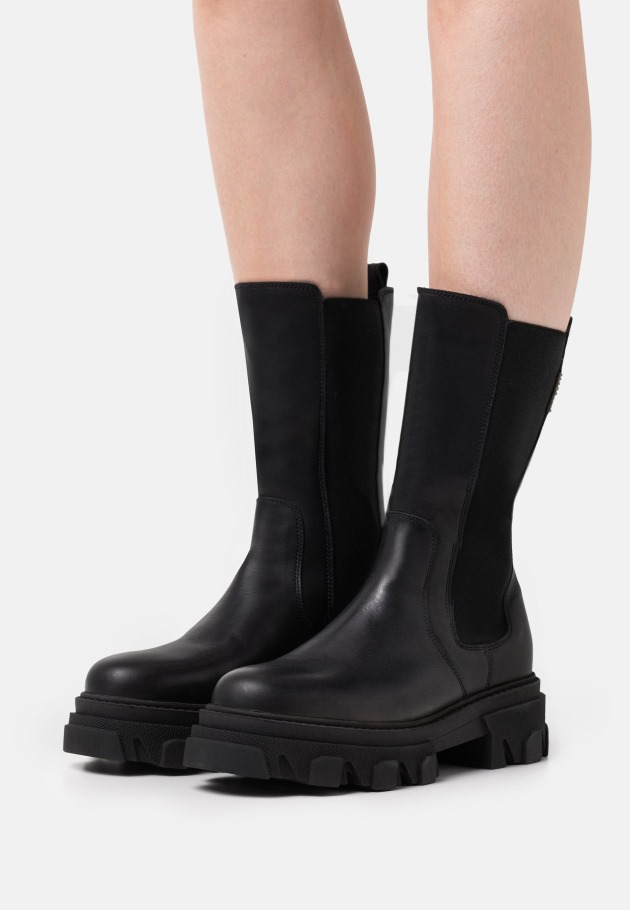 Platform Boots Black Gabor
