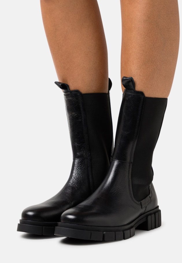 Platform Boots Black Gabor