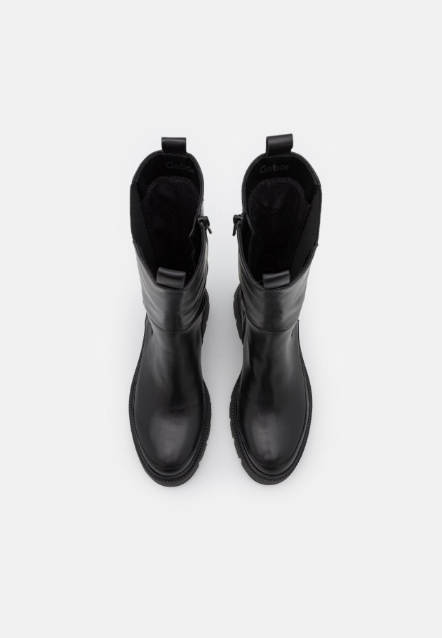 Platform Boots Black Gabor