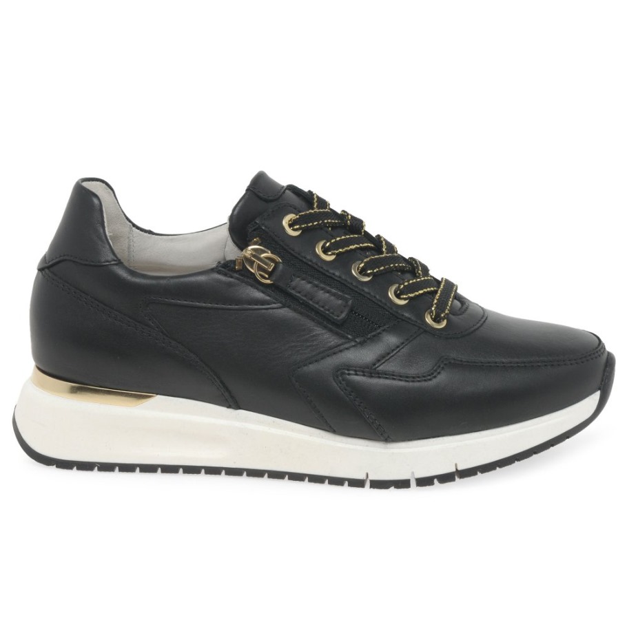 Princess Ladies Trainers Gabor Black/Gold