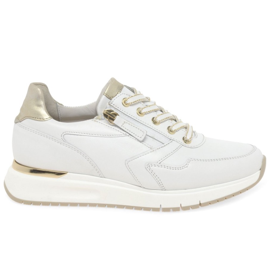 Princess Ladies Trainers White/Platino Gabor