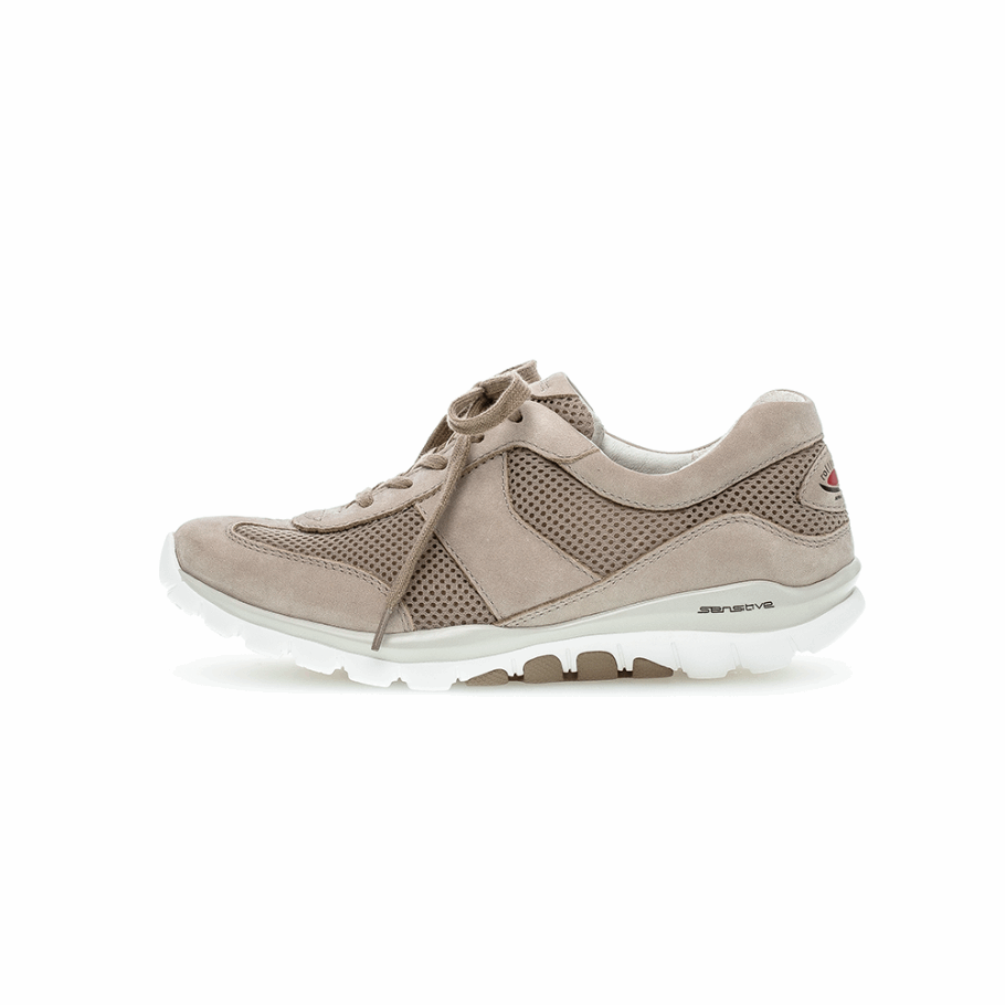 Rolling Soft Trainer Beige/mesh Gabor